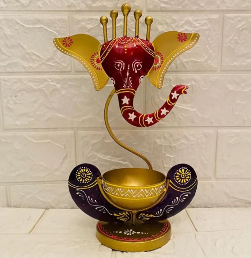 Ganesha with Tealight Candle Holder