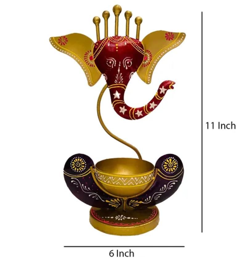 Ganesha with Tealight Candle Holder