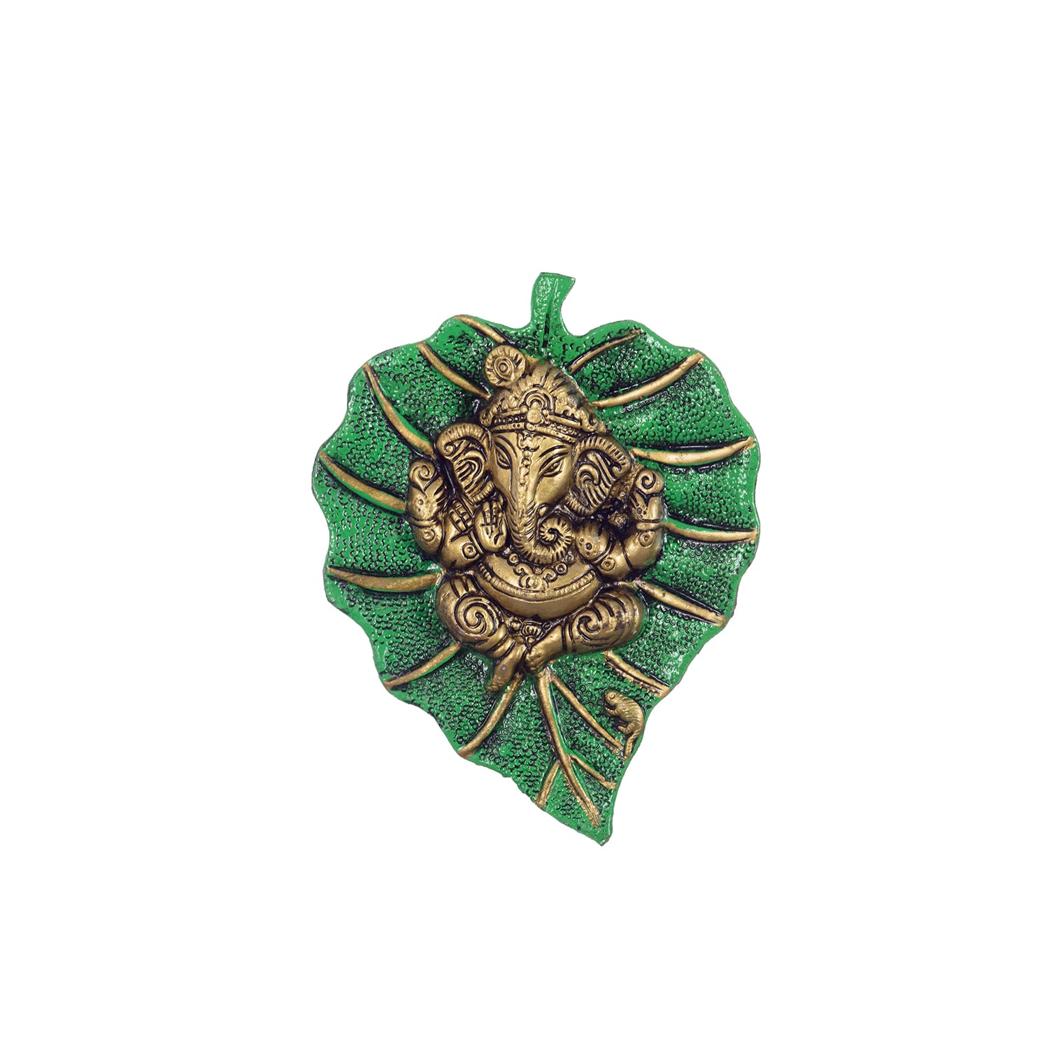 Ganesha on Green Leaf